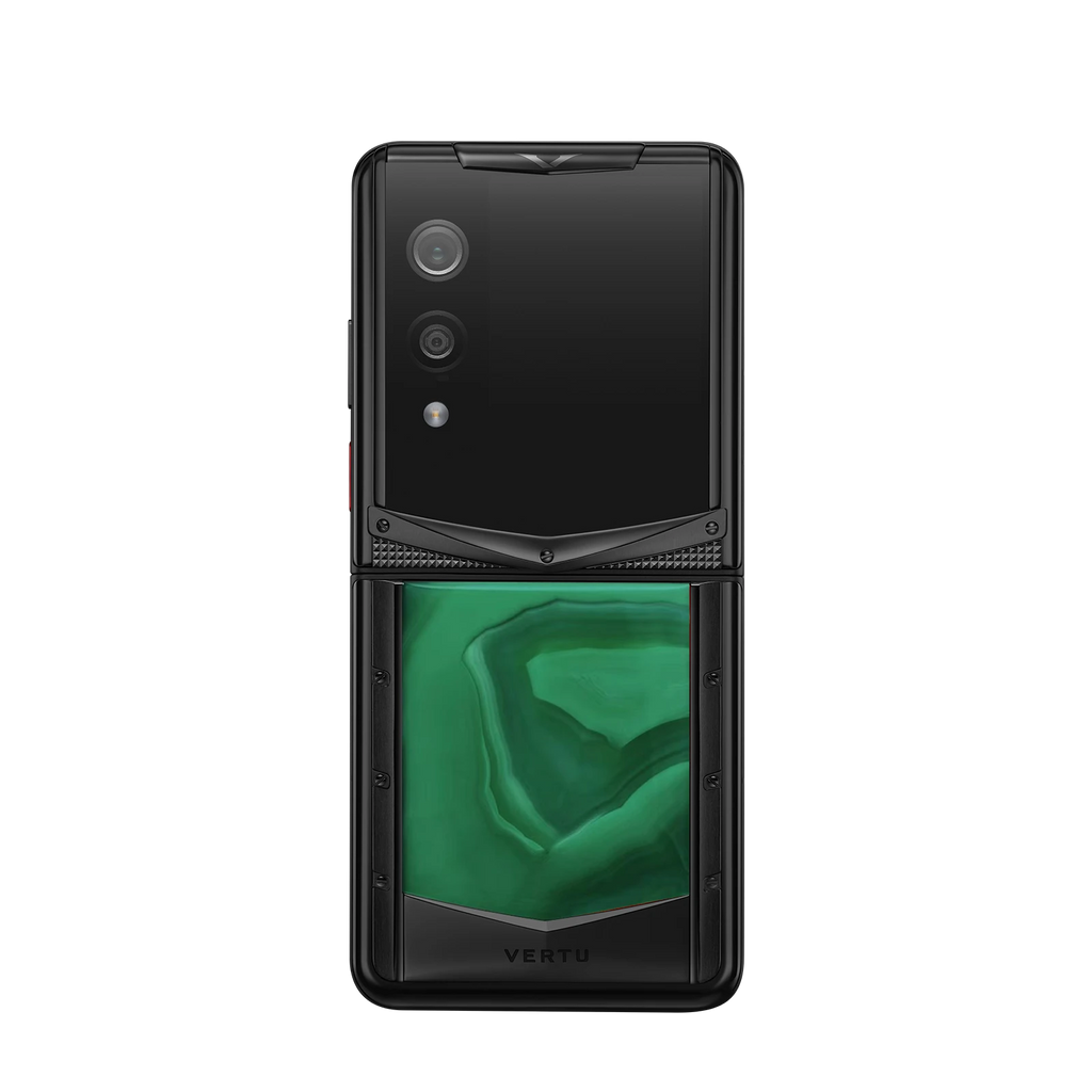 Quantum Flip Agate – Emerald green Gold Iron Black