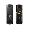 Vertu Signature S+ Black Gold Alligator Skin – Jade Black