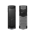 Signature S+ Black Steel Alligator Skin – Elephant grey