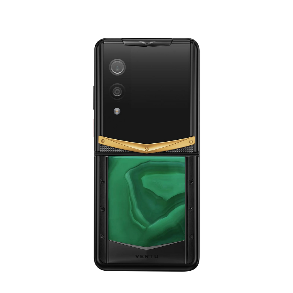 Quantum Flip Agate – Emerald green Gold V