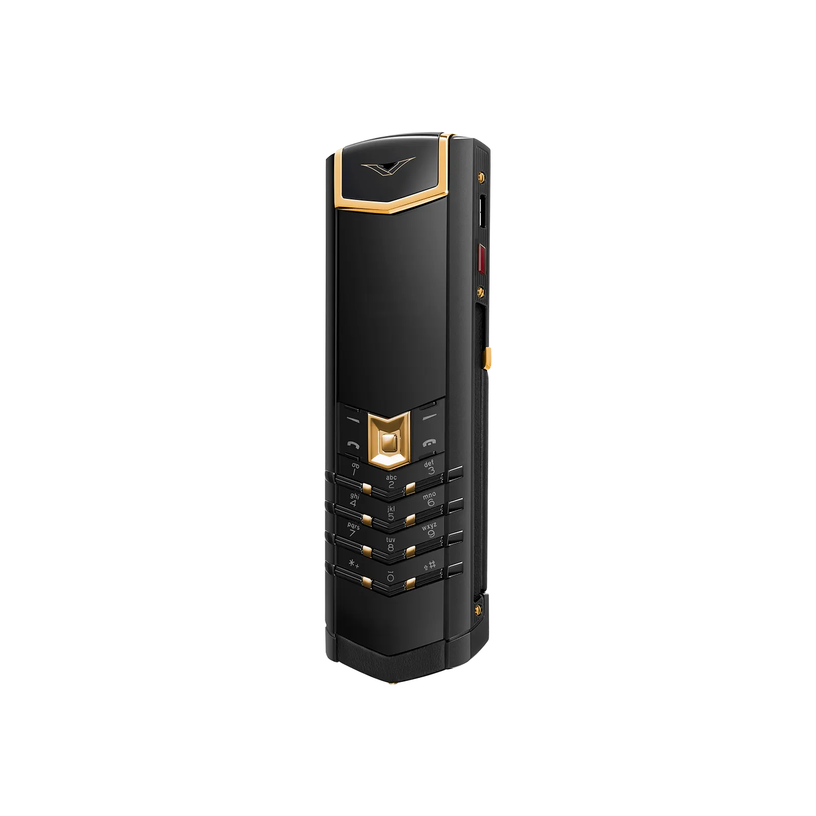 Vertu Signature S+ Black Gold Calfskin – Jade Black