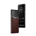 Ivertu Alligator Skin 5G Phone – Amber Brown