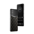 Ivertu Monogram Canvas Leather Phone – Black