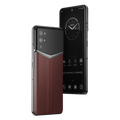 Ivertu Stitched Calfskin 5G Phone – Burgundy Red
