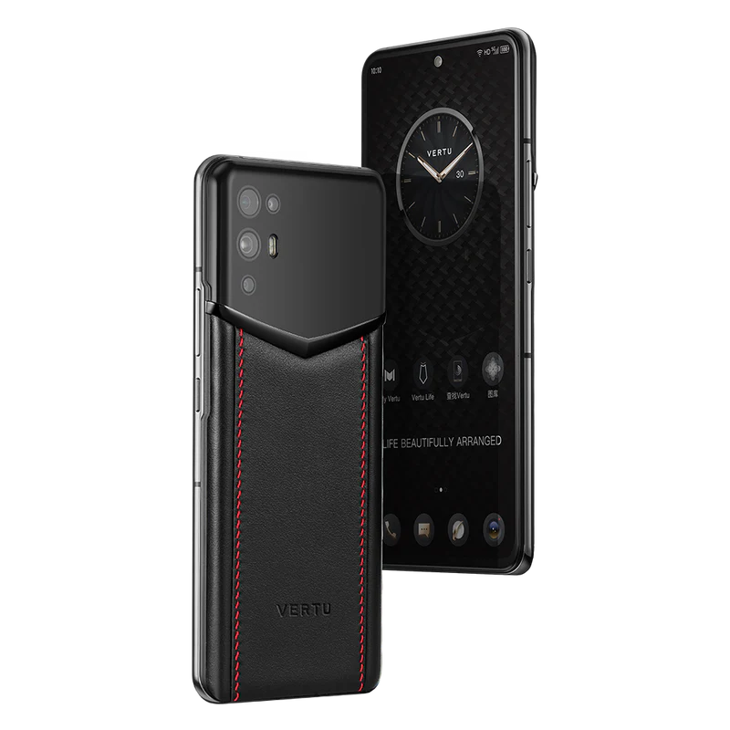 iVertu 5G Phone: The Shaded Calfskin & Double-Stitched Luxury