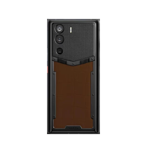 Metavertu 1 Curve Screen Alligator Skin 5G Web3 Phone – Brown