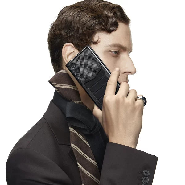 Metavertu 1 Curve Screen Alligator Skin 5G Web3 Phone – Black