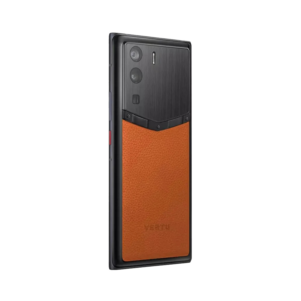 Metavertu 1 Curve Screen Frameless Calfskin 5G Web3 Phone – Orange