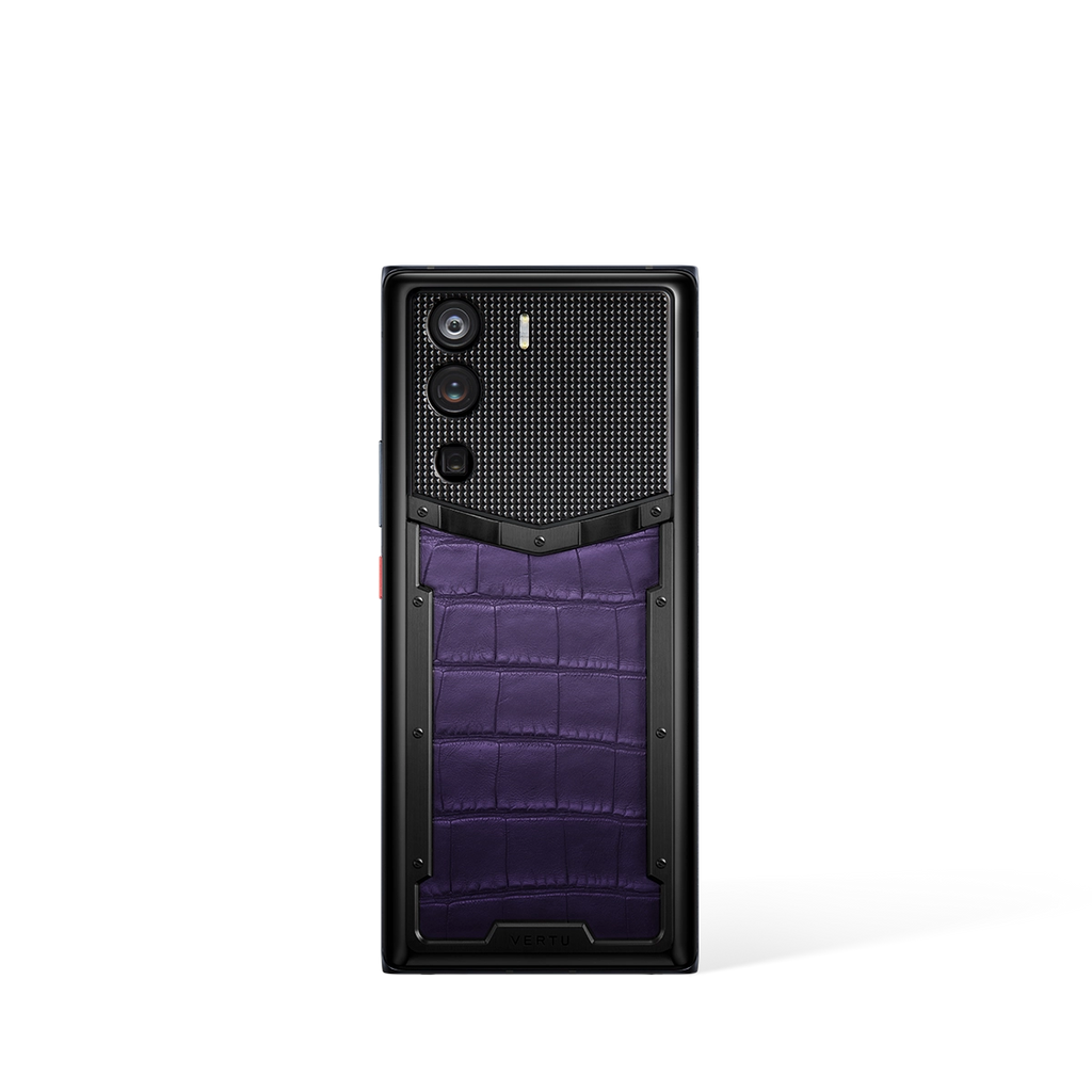 Metavertu 1 Curve Screen Alligator Skin 5G Web3 Phone – Grape Purple