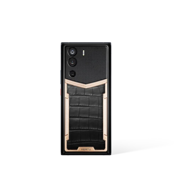 Metavertu 1 Curve Screen Alligator Skin 18K Gold 5G Web3 Phone