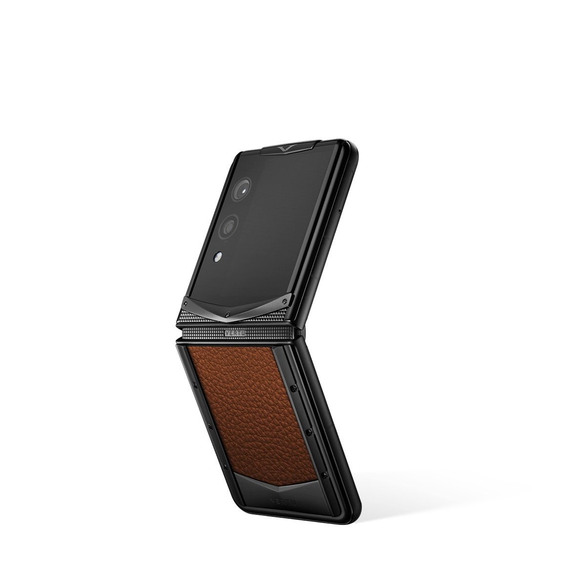 Quantum Flip Calfskin Series – Caramel Brown