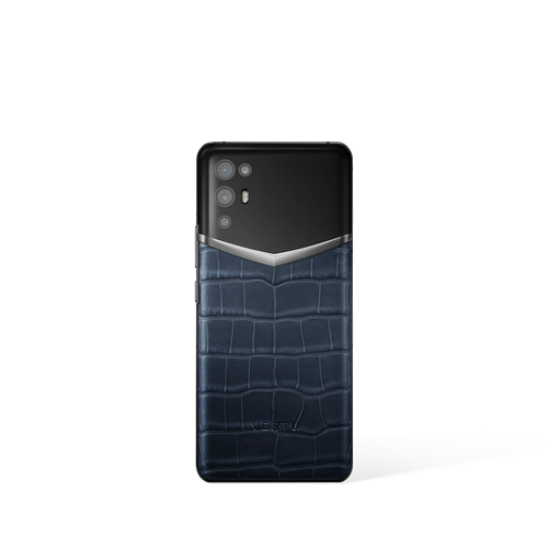 Ivertu Alligator Skin 5G Phone – Navy Blue