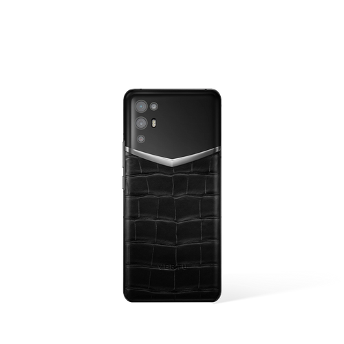 Ivertu Alligator Skin 5G Phone – Iron Black