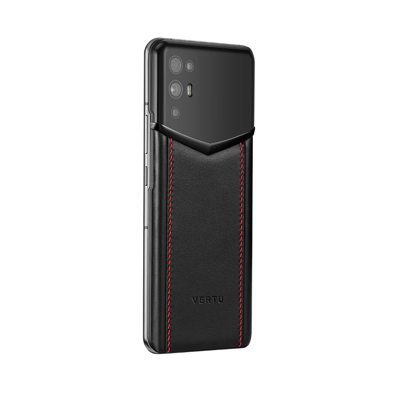 iVertu 5G Phone: The Shaded Calfskin & Double-Stitched Luxury