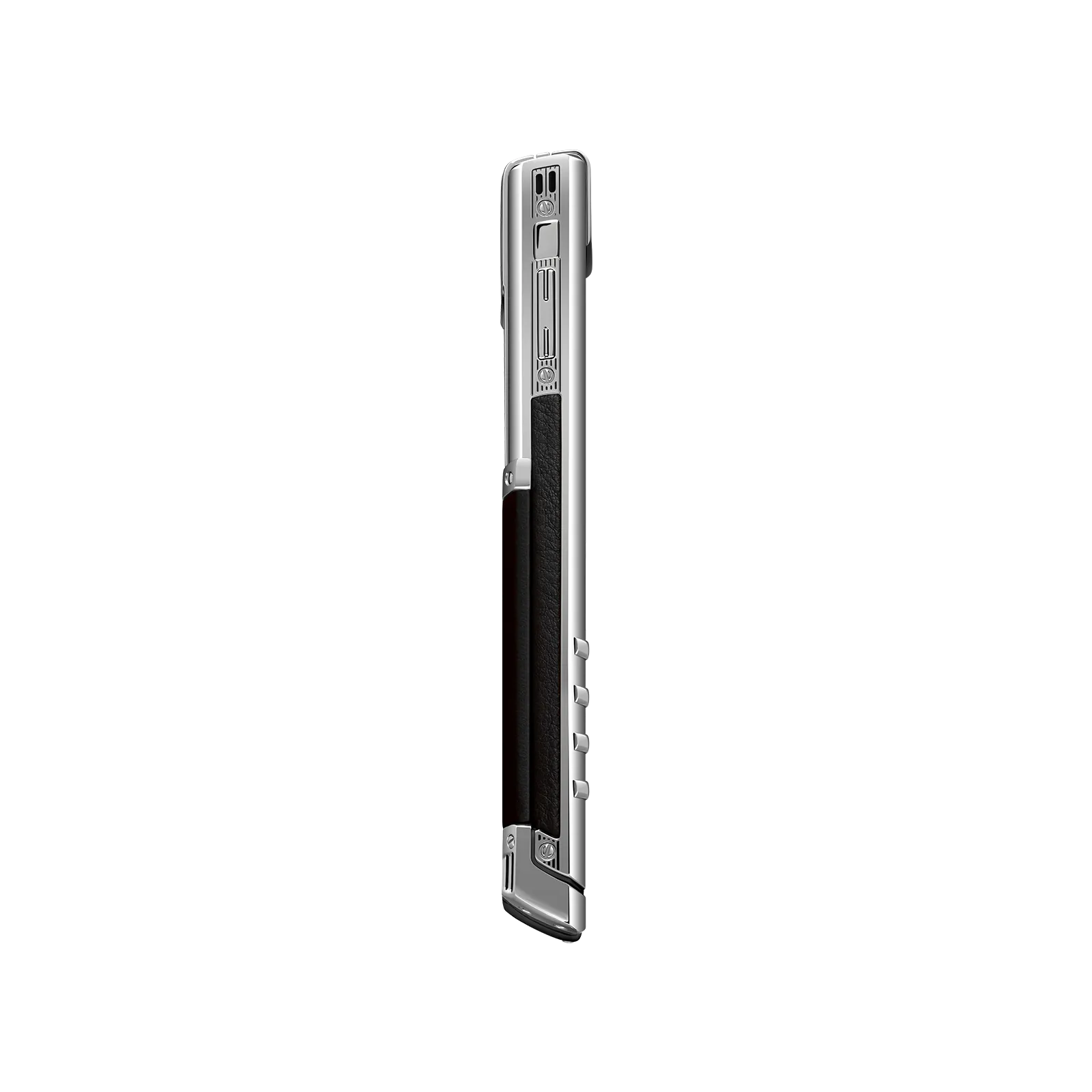 Signature S+ White Steel Calfskin – Jade Black