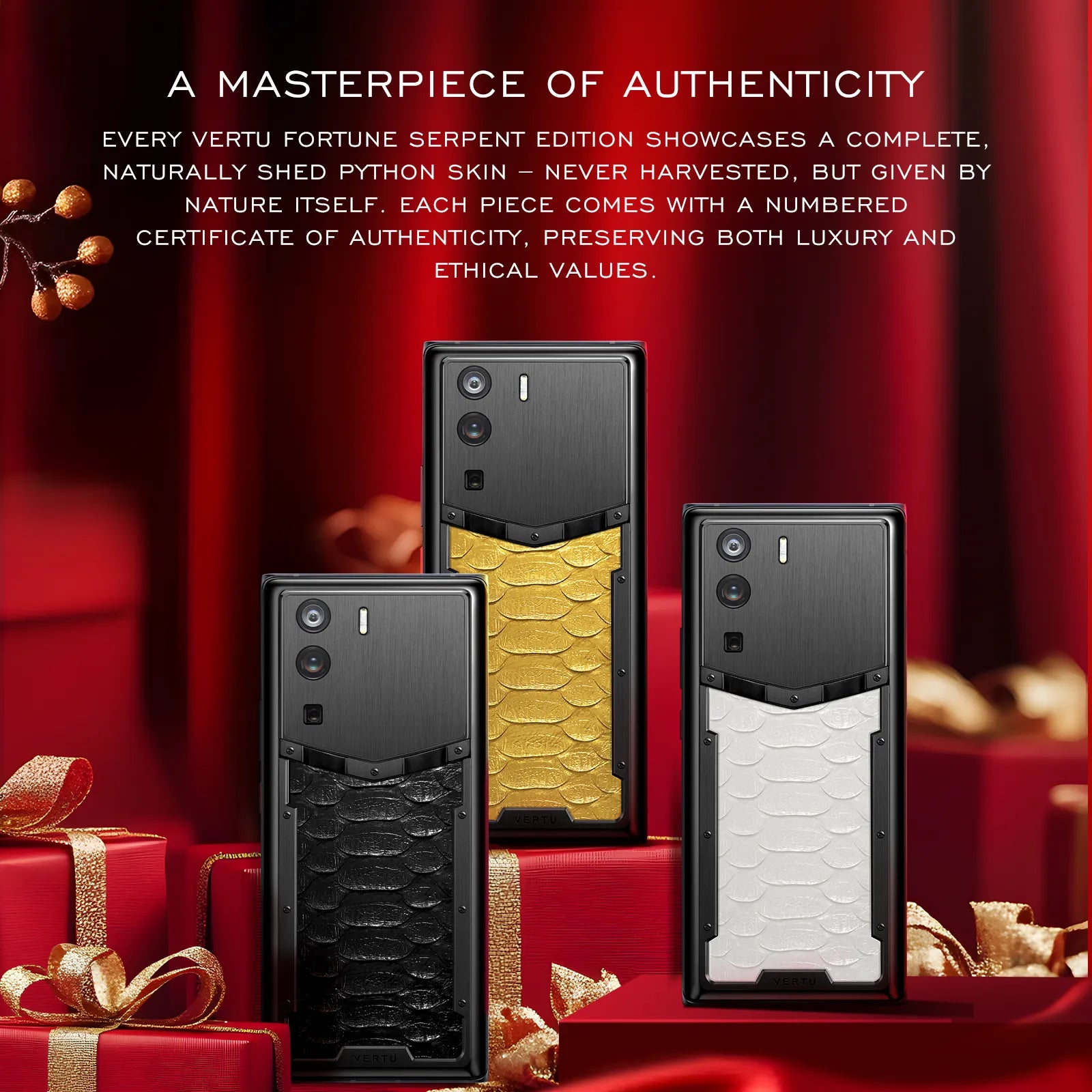 Metavertu 1 Fortune Serpent Edition: Creamy White Luxury