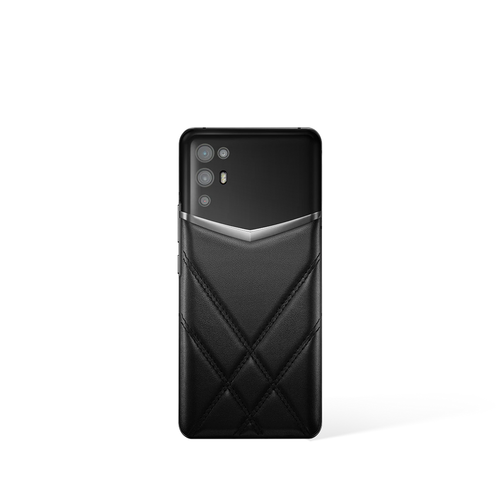 Ivertu X Quitting Calfskin 5G Phone – Black