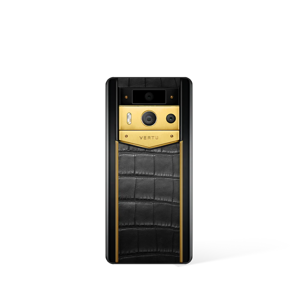 Metavertu Max Alligator Skin Gold Plate