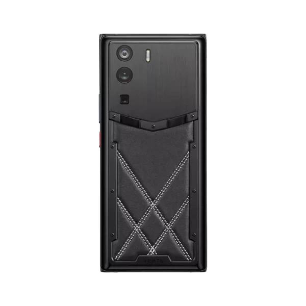 Metavertu 1 Curve Screen Stitching Calfskin 5G Web3 Phone Set – Black