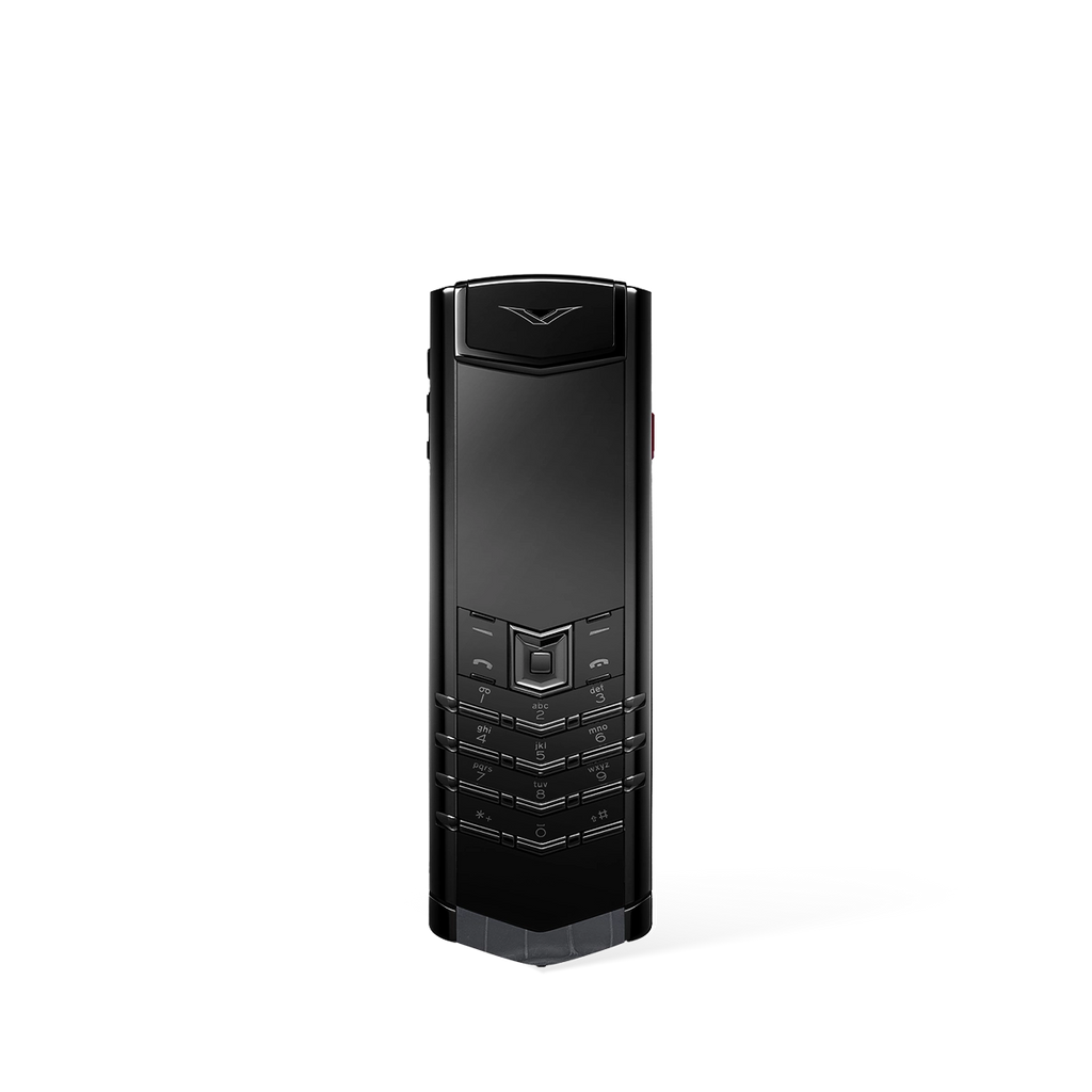 Signature S+ Black Steel Alligator Skin – Elephant grey