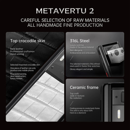 Metavertu 2 Max: The White Calfskin Web3 AI Phone of Unrivaled Luxury