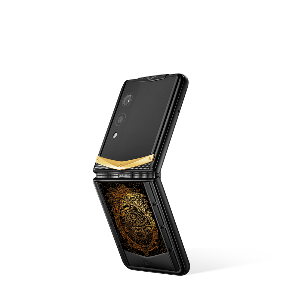 Quantum Flip Bagua Gilded Lacquer Gold V