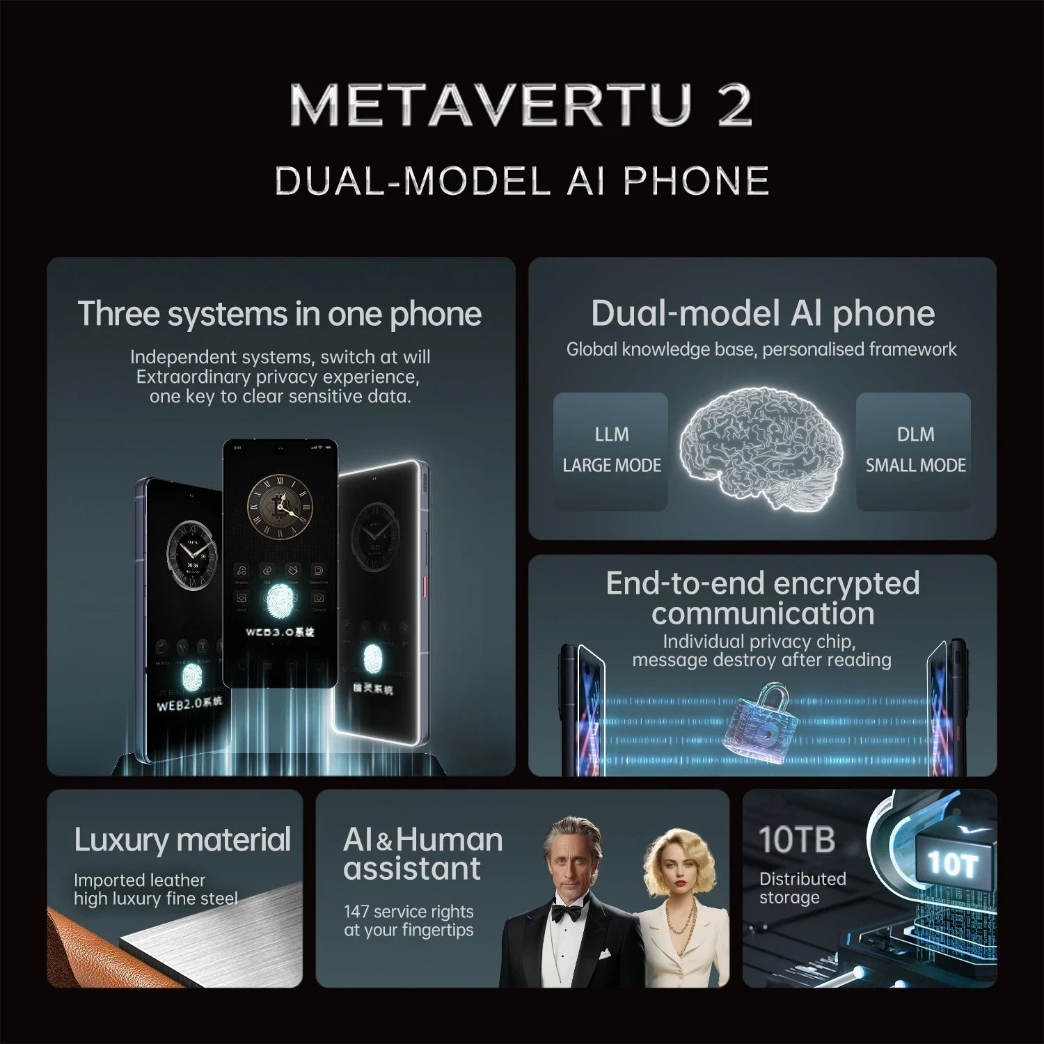 Metavertu Max Calfskin White Ceramic Frame