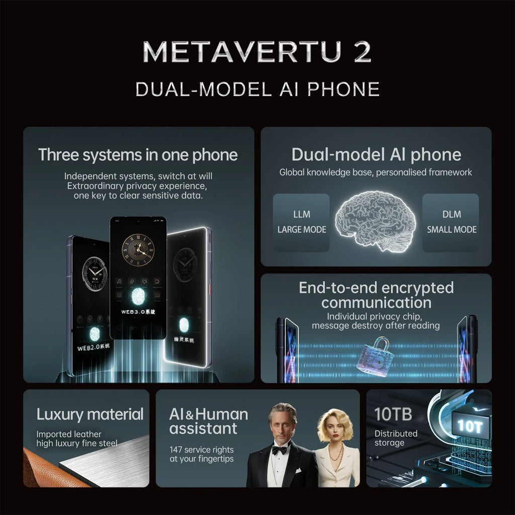 Metavertu Max Alligator Black Ceramic Frame Silver Plate